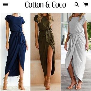 GLAM Wrap Skirt Tunic Dress